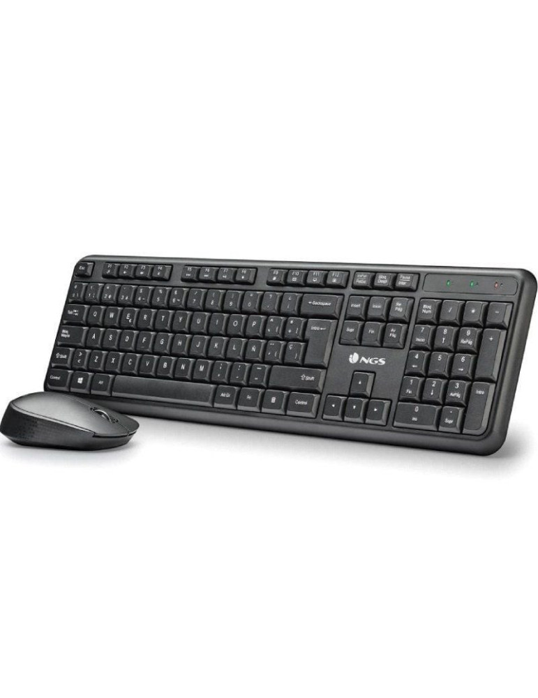 Teclado y Ratón Inalámbricos NGS Harmony Kit