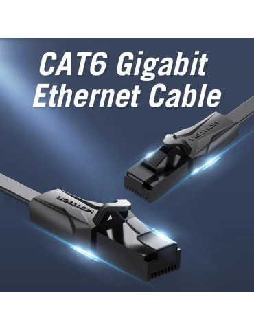 Cable de Red RJ45 UTP Vention IBABN Cat.6/ 15m/ Negro 2