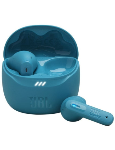 Auriculares Bluetooth JBL Tune Flex 2 con estuche de carga/ Autonomía 12h/ Azul Turquesa
