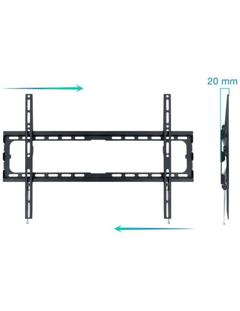 Soporte de Pared Fijo TooQ LP1080F-B para TV de 37-80"/ hasta 45kg