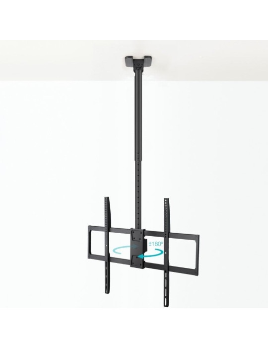Soporte de Techo Giratorio/ Inclinable TooQ LPCE11100TSLI-B para TV de 50-100"/ hasta 80kg