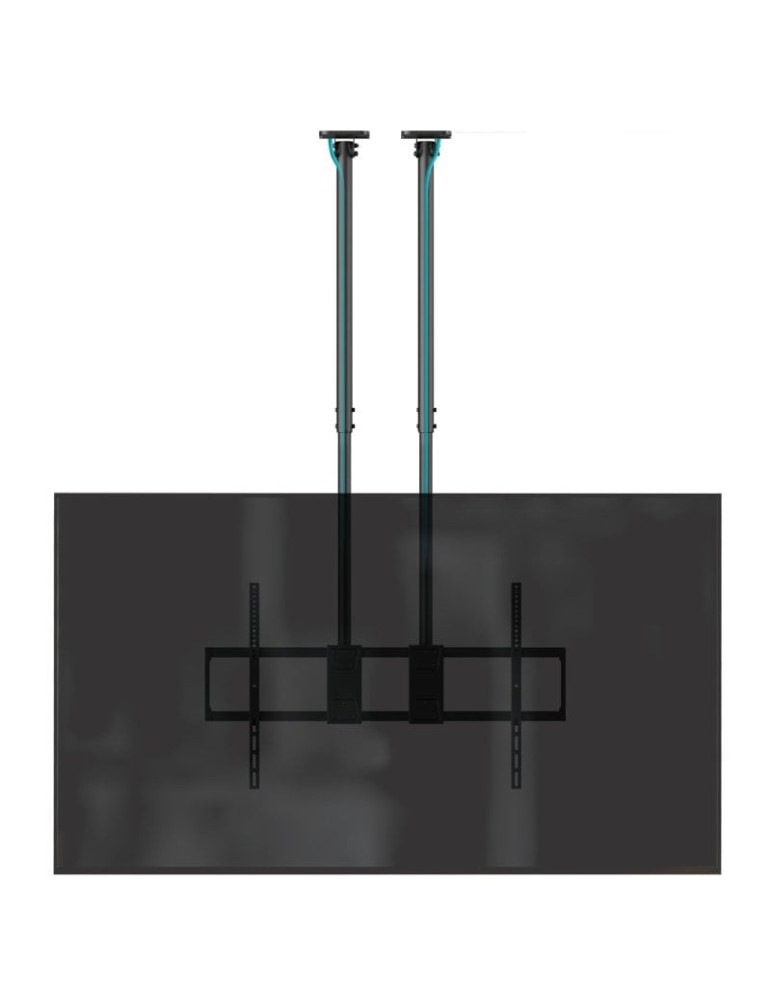 Soporte de Techo Extensible/ Inclinable TooQ LPCE11120TSLI-B para TV de 60-120"/ hasta 120kg