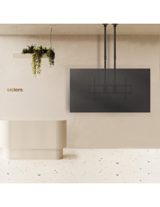 Soporte de Techo Extensible/ Inclinable TooQ LPCE11120TSLI-B para TV de 60-120"/ hasta 120kg