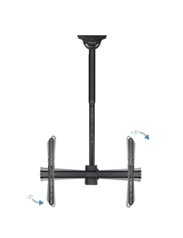Soporte de Techo Giratorio/ Inclinable/ Nivelable TooQ LPCE1170TSLI-B para TV de 37-70"/ hasta 50kg