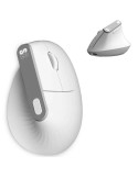 Ratón Vertical Inalámbrico por Bluetooth/ 2.4GHz Subblim Nature Vertical Ergo Dual Battery/ Batería Recargable/ Hasta 4000 DPI/ 