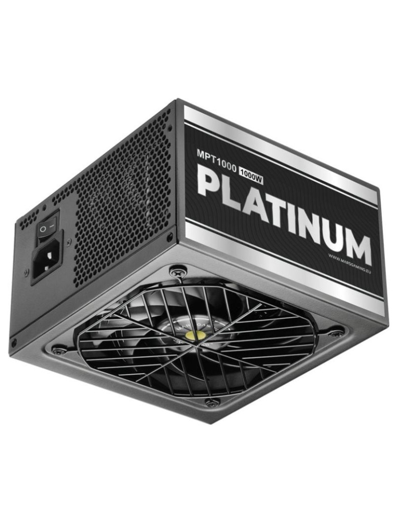 Fuente de Alimentación Mars Gaming MPT1000/ 1000W/ Ventilador 12cm/ ATX 3.1/ PCIe 5.1/ 80 Plus Platinum/ Negra