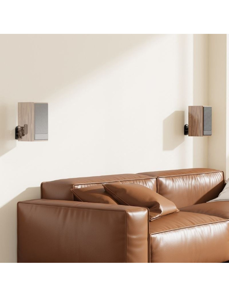 Soporte de Pared Giratorio/ Inclinable Aisens SPK06U-423 para Altavoces/ hasta 3.5kg