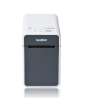 Impresora de Etiquetas y Tickets Brother TD-2125NWB/ Térmica Directa/ Ancho etiqueta 63mm/ USB-RS232C-Bluetooth/ Blanca y Negra