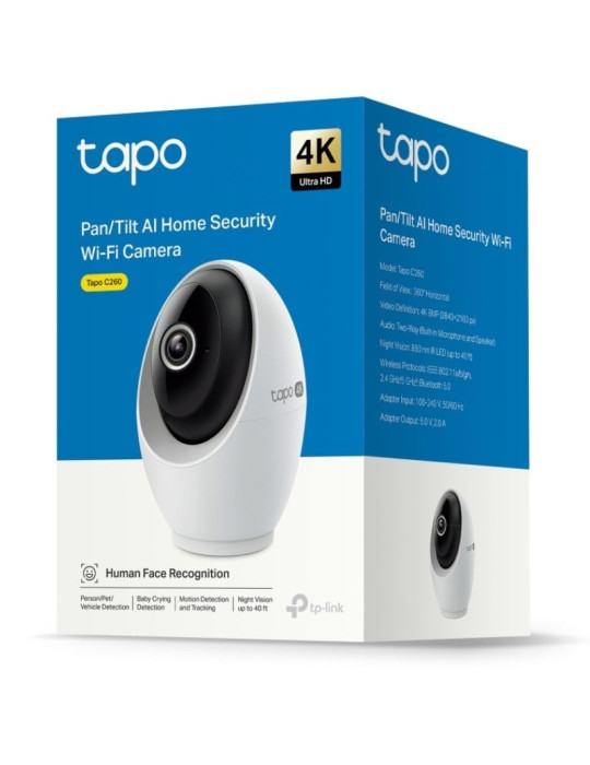 Cámara de Videovigilancia TP-Link Tapo C260/ Visión Nocturna/ Control desde APP