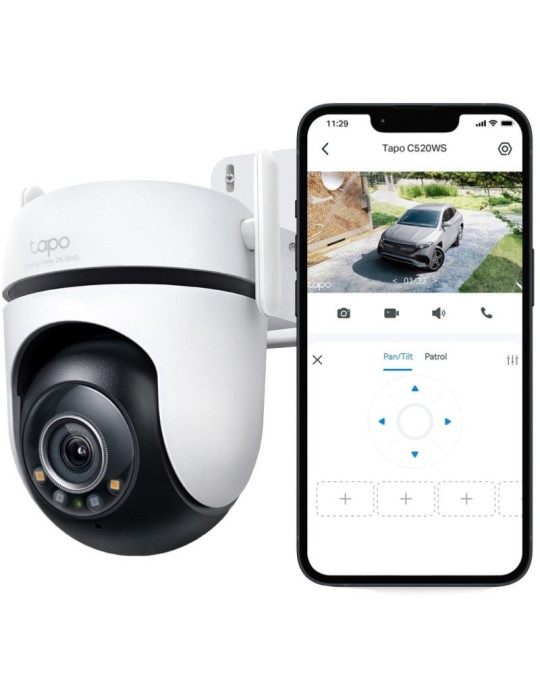 Cámara de Videovigilancia TP-Link Tapo C520WS/ Visión Nocturna/ Control desde APP