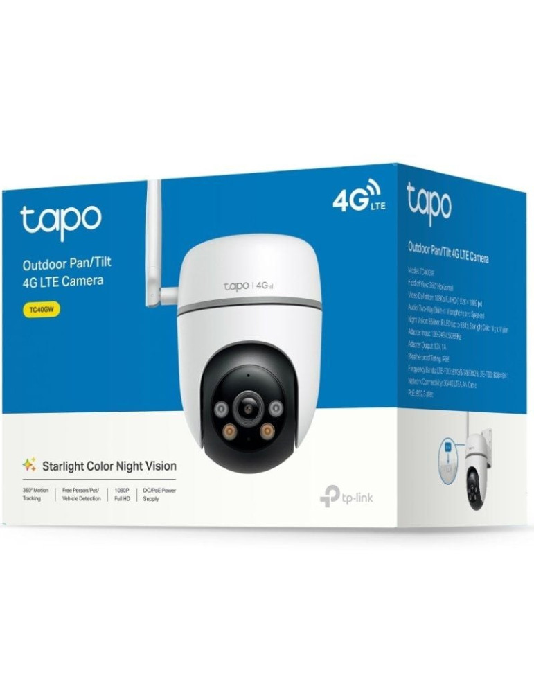 Cámara de Videovigilancia TP-Link Tapo TC40GW/ Visión Nocturna/ Control desde APP