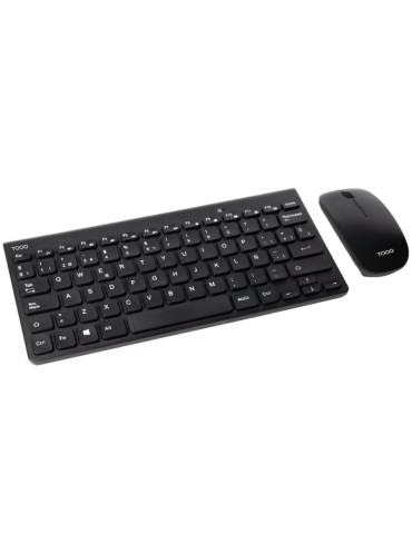 Teclado y Ratón Inalámbricos TooQ TQKMW-3101-B