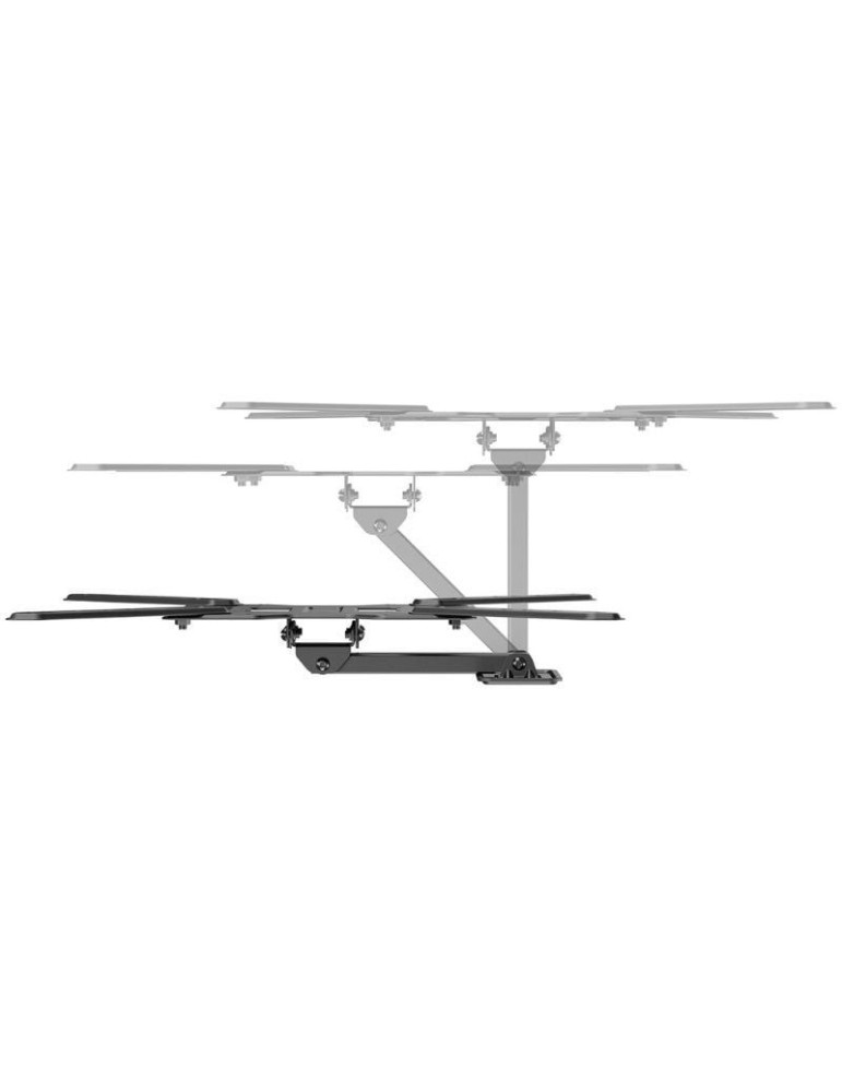 Soporte de Pared Inclinable/ Giratorio Aisens WT65TSE-415 para TV de 23-65"/ hasta 30kg