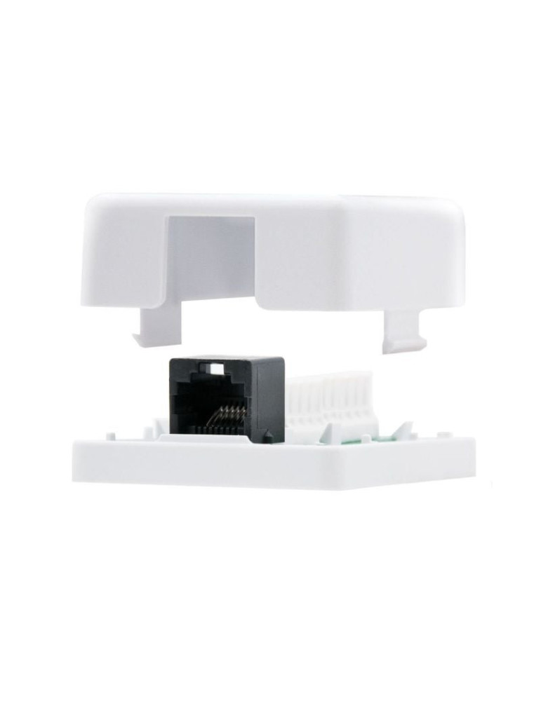 Roseta de Superficie Nanocable 10.21.1501/ Cat.6/ 1 Toma
