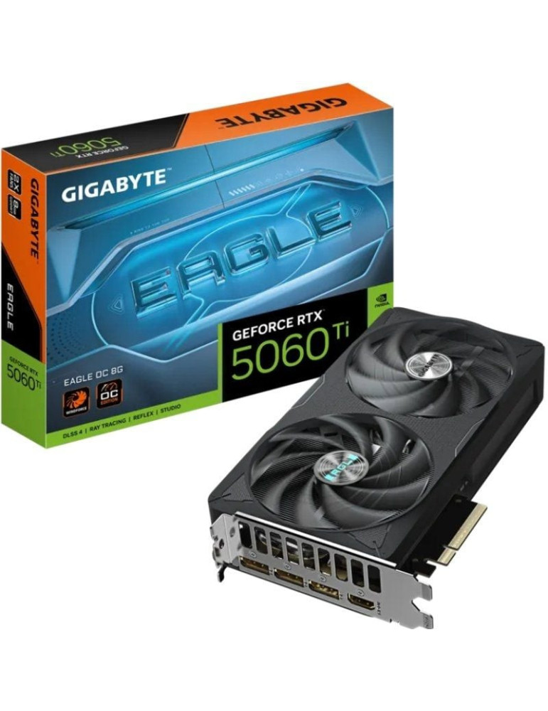 Tarjeta Gráfica Gigabyte GeForce RTX 5060 Ti Eagle OC/ 8GB GDDR7