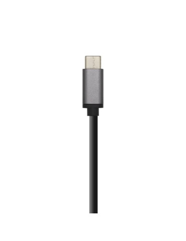 Hub USB Tipo-C Aisens A109-0403/ 4xUSB/ Gris 2