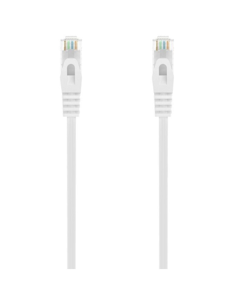 Cable de Red RJ45 AWG24 UTP Aisens A145-0596 Cat.6A/ LSZH/ 2m/ Blanco