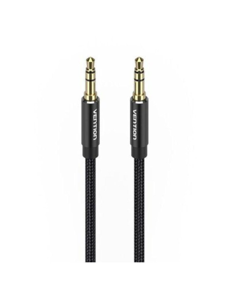 Cable Estéreo Vention BAWBD/ Jack 3.5 Macho - Jack 3.5 Macho/ 50cm/ Negro