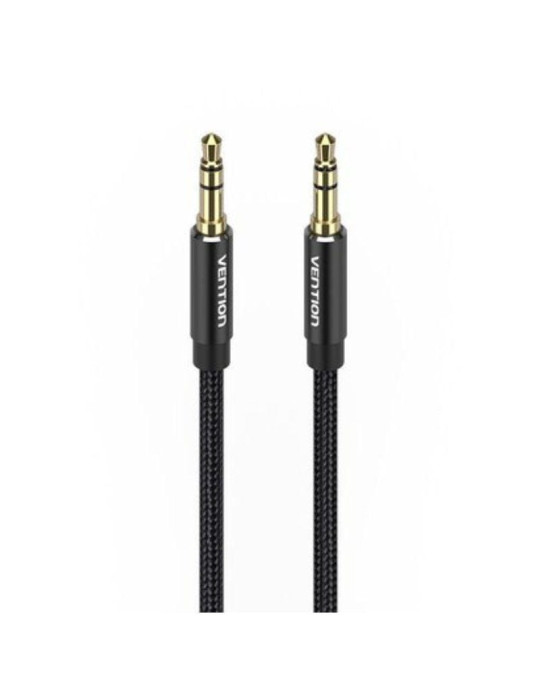 Cable Estéreo Vention BAWBD/ Jack 3.5 Macho - Jack 3.5 Macho/ 50cm/ Negro