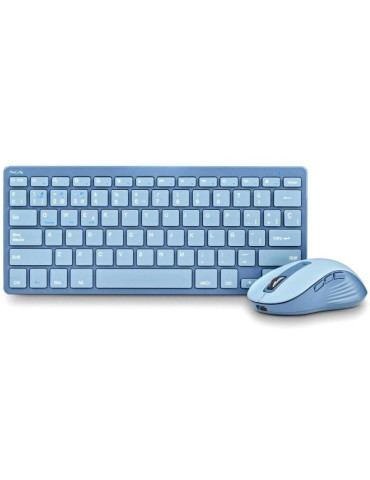 Teclado y Ratón Inalámbricos NGS Fantasy Kit Blue/ Azul 2