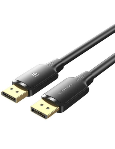 Cable DisplayPort Vention HAKBF/ DisplayPort Macho - DisplayPort 4K Macho/ 1m/ Negro