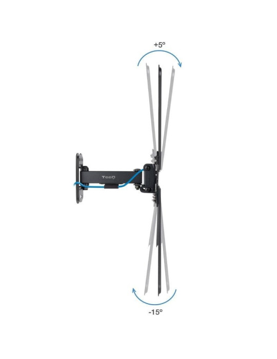 Soporte de Pared Extensible/ Giratorio/ Inclinable TooQ LP1355TN-B para TV de 13-55"/ hasta 25kg