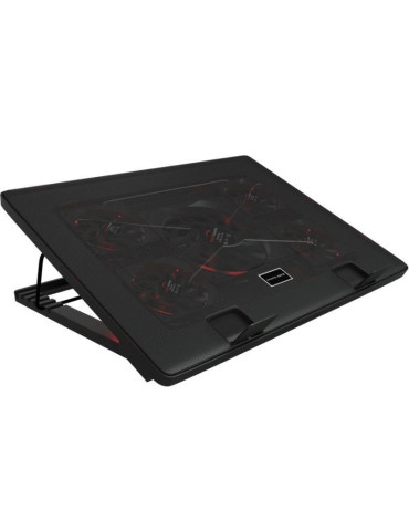 Soporte Refrigerante Mars Gaming MNBC2 para Portátiles hasta 17.3"/ Iluminación LED