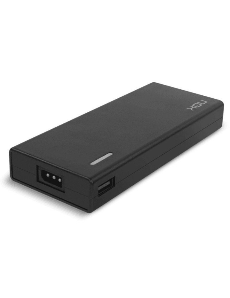 Cargador de Portátil Nox NXPWR90NB/ 1xUSB/ 90W/ Automático/ 10 Conectores/ Voltaje 15-20V