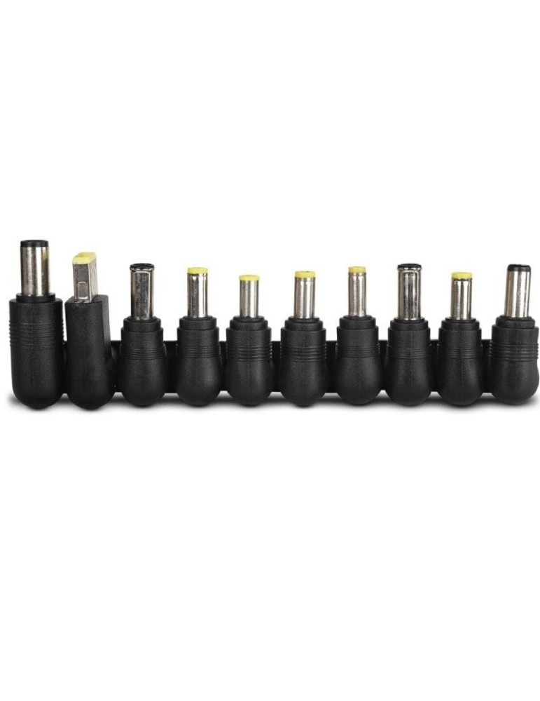 Cargador de Portátil Nox NXPWR90NB/ 1xUSB/ 90W/ Automático/ 10 Conectores/ Voltaje 15-20V