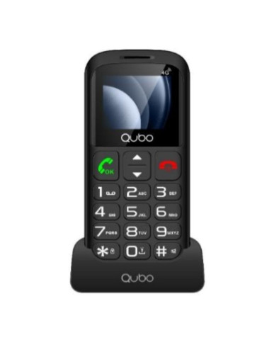 Teléfono Móvil Qubo P-186BKC 4G para Personas Mayores/ Negro 2