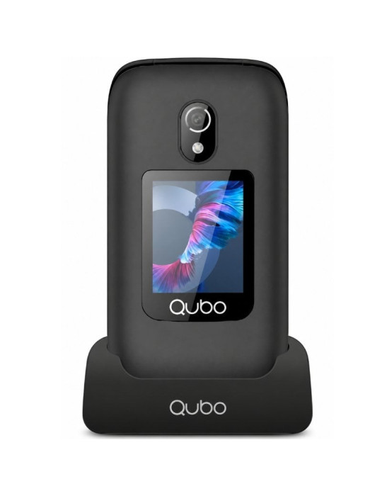 Teléfono Móvil Qubo P-221BKC 4G para Personas Mayores/ Negro