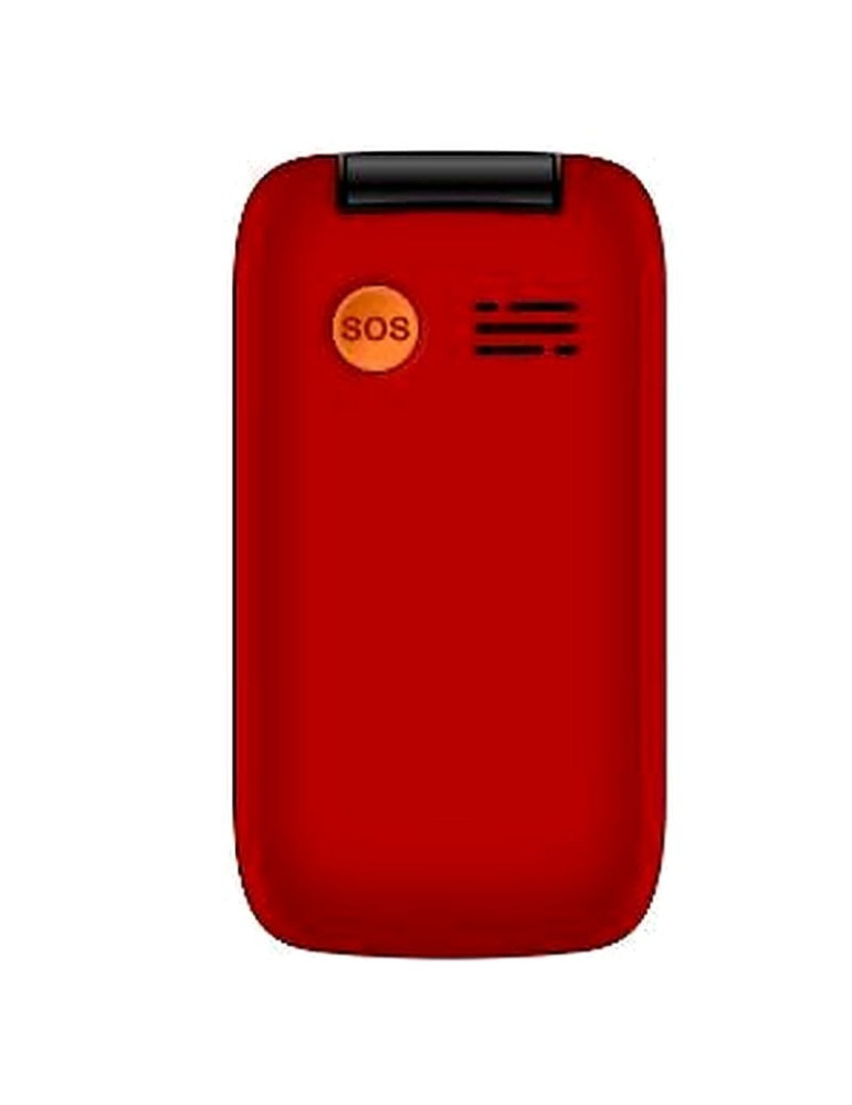 Teléfono Móvil Qubo P-221RD 4G para Personas Mayores/ Rojo