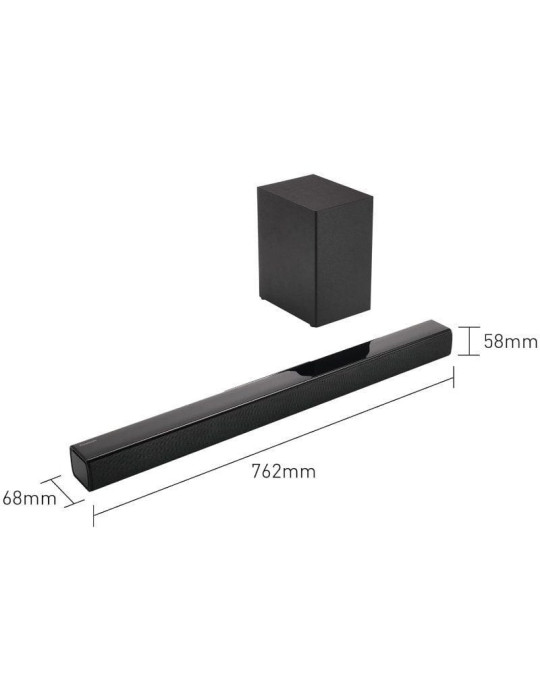 Barra de Sonido con Bluetooth Panasonic SC-HTB150/ 100W/ 2.1
