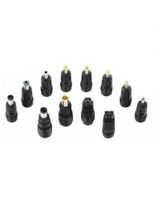 Cargador de Portátil TooQ TQLC-100BS01M/ 1xUSB/ 100W/ Manual/ 12 Conectores/ Voltaje 12-24V