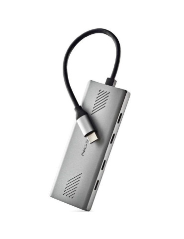 Hub USB Tipo-C NGS Wonder4-C/ 4xUSB Tipo-C/ Gris 2