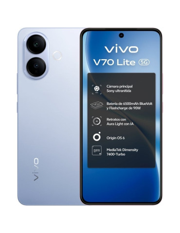 Smartphone Vivo V70 Lite 6GB/ 256GB/ 6.77"/ 5G/ Azul