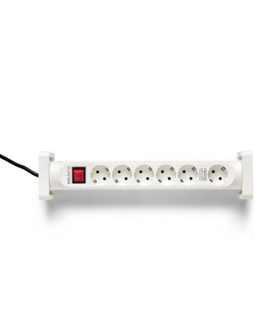Regleta con interruptor Salicru SAFE 6S/ 6 Tomas de corriente/ Cable 1.4m/ Blanca 2