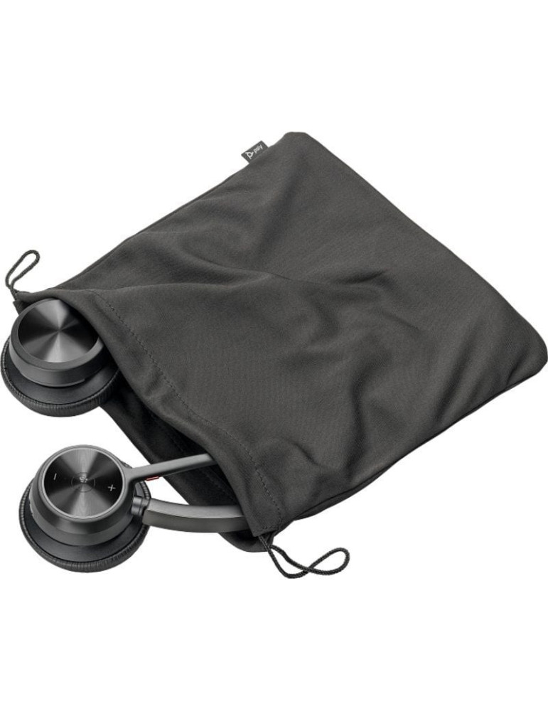 Auriculares Inalámbricos Poly Voyager 4320 para Microsoft Teams + Adaptador BT700/ con Micrófono/ Bluetooth/ Negros