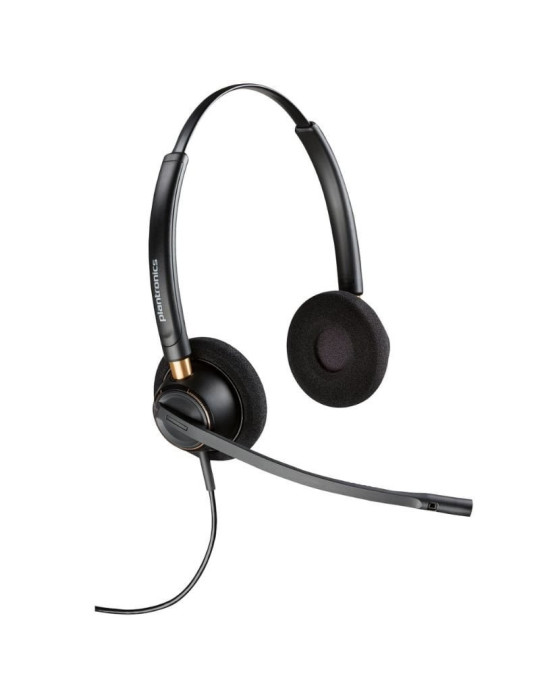 Auriculares Poly EncorePro 520/ con Micrófono/ QD/ Negros