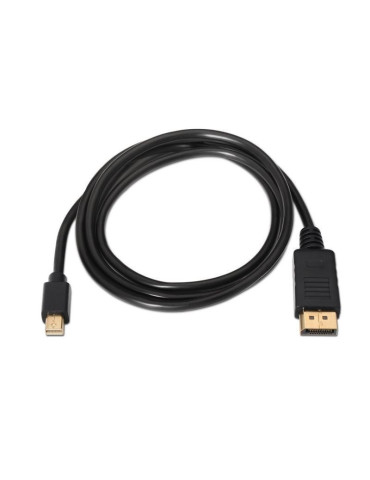 Cable Mini DisplayPort 1.2 4K Aisens A124-0131/ DisplayPort Macho - Mini DisplayPort Macho/ Hasta 5W/ 2300Mbps/ 2m/ Negro 2