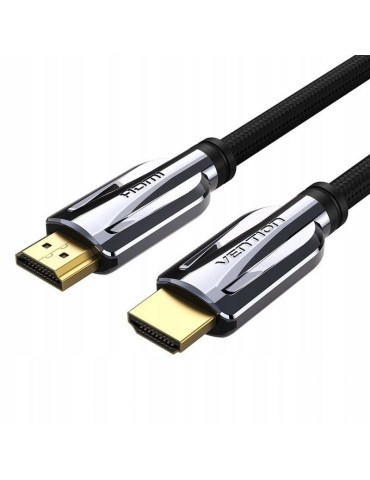 Cable HDMI 2.1 8K Vention AALBI/ HDMI Macho - HDMI Macho/ 3m/ Gris y Negro