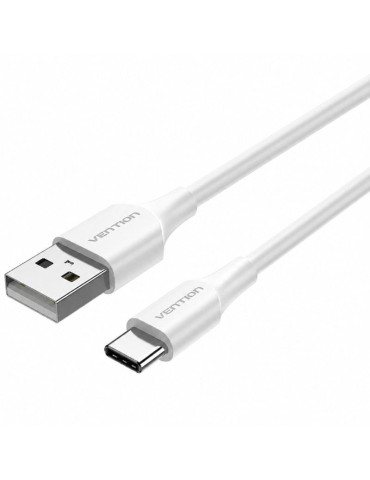Cable USB 2.0 Tipo-C Vention CTHWF/ USB Tipo-C Macho - USB Macho/ 480Mbps/ 1m/ Blanco