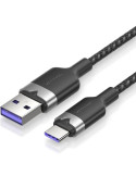 Cable USB 2.0 Tipo-C Vention CTOBF/ USB Tipo-C Macho - USB Macho/ Hasta 100W/ 480Mbps/ 1m/ Negro