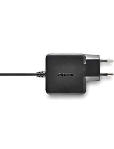 Cargador de Portátil NGS GAN 45W-C USB Tipo-C/ 45W/ Automático/ Voltaje 5-20V 2
