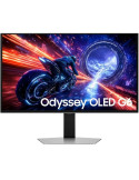 Monitor Gaming Samsung Odyssey OLED G6 G60SF S27FG604SU 27"/ QHD/ 0.03ms/ 500Hz/ QD-OLED/ Regulable en altura/ Plata
