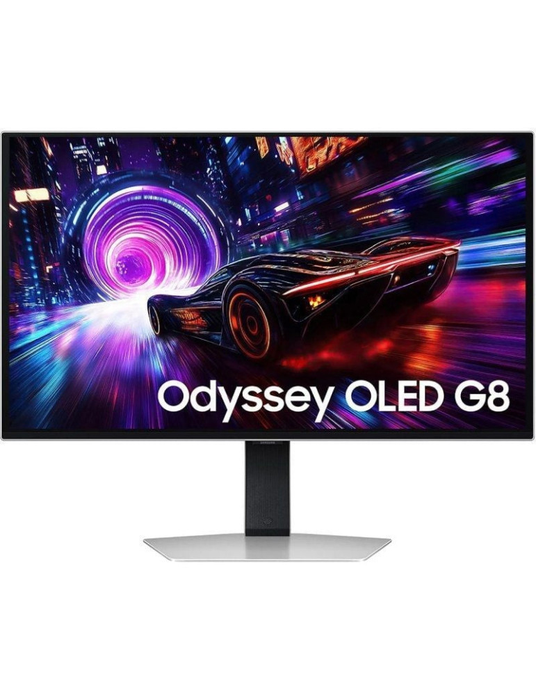 Monitor Gaming Samsung Odyssey OLED G8 G81SF S32FG810SU 32"/ 4K/ 0.03ms/ 240Hz/ QD-OLED/ Multimedia/ Regulable en altura/ Plata