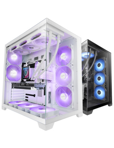 Caja Gaming Semitorre Mars Gaming MCVPRO/ Blanca