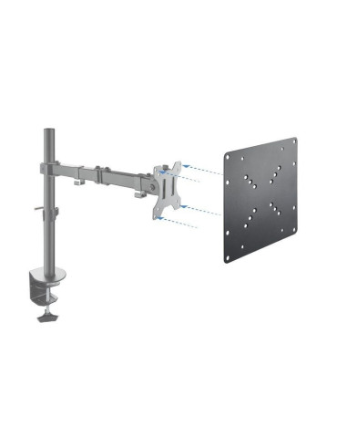 Soporte VESA 200x200 TooQ VMA0200-B/ hasta 30kg 2
