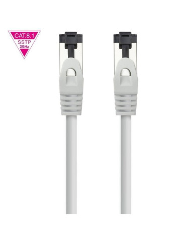 Cable de Red RJ45 SSTP Nanocable 10.20.2003 Cat.8.1/ 3m/ Gris 2