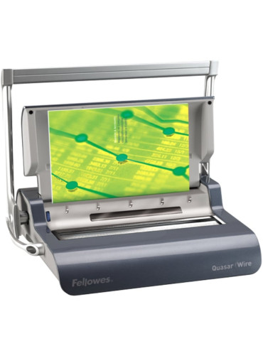 Encuadernadora de Canutillo Fellowes Quasar Wire/ Plata